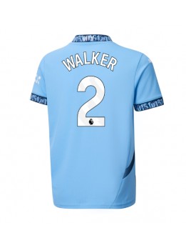 Manchester City Kyle Walker #2 Heimtrikot 2024-25 Kurzarm